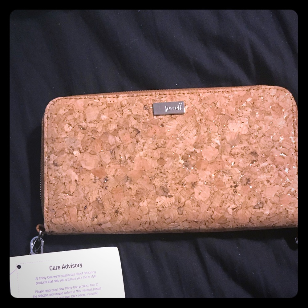 Thirty-one cork wristlet or Wallet